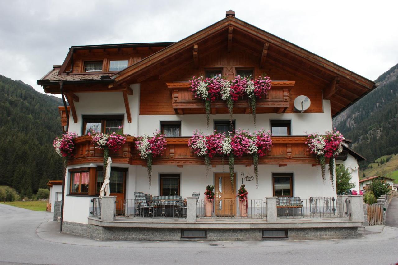 Ferienwohnung Haus Andrea St. Leonhard im Pitztal Exterior foto